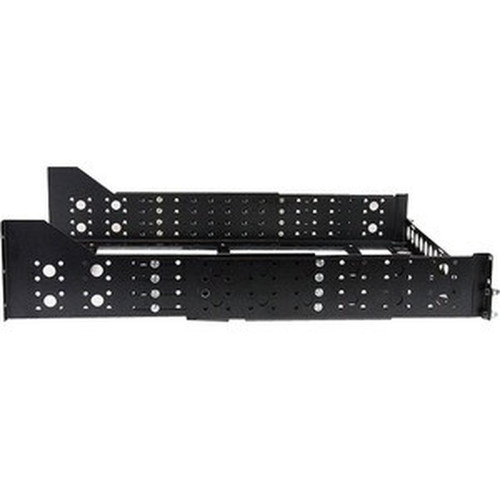 StarTechcom_3U_Fixed_19_Adjustable_Depth_Universal_Server_Rack_Rails_-_215lb_Load_Capacity_-_Steel_-_Black_UNIRAILS3U