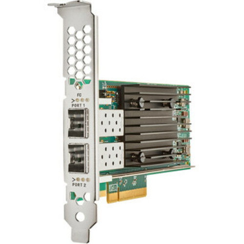 HPE SN1610Q 32Gb 2-port Fibre Channel Host Bus Adapter - PCI Express 40 - 32 Gbits - 2 x Total Fibre Channel Ports - SFP - Card R2E09A