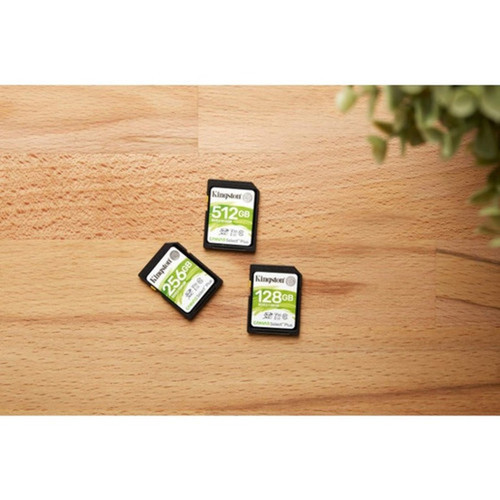 Kingston Canvas Select Plus SDS2 256 GB Class 10UHS-I U3 SDXC - 1 Pack - 100 MBs Read - 85 MBs Write - Lifetime Warranty SDS2256GB