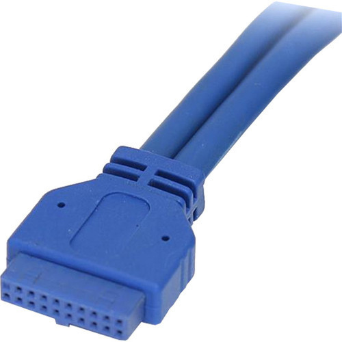 StarTechcom_2_Port_Panel_Mount_USB_30_Cable_-_USB_A_to_Motherboard_Header_Cable_FF_-_USB_for_Motherboard_-_164_ft_-_1_Pack_-_2_x_A_USB3SPNLAFHD