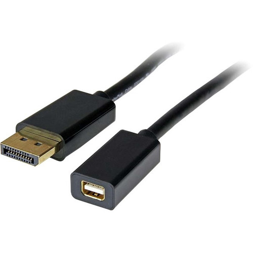 StarTech.com 3 ft DisplayPort to Mini DisplayPort 1.2 Video Cable Adapter M/F - DisplayPort 4k - DisplayPort for Audio/Video Device (Fleet Network)