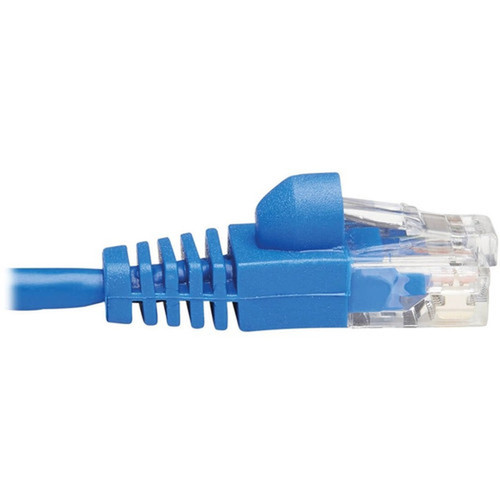 Tripp Lite by Eaton Cat6a 10G Snagless Molded Slim UTP Network Patch Cable MM Blue 25 ft - 25 ft Category 6a Network Cable for - N261-S25-BL