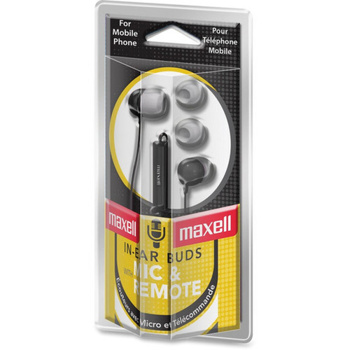 Maxell_In-Ear_Earbuds_with_Microphone_and_Remote_-_Stereo_-_Mini-phone_-_Wired_-_16_Ohm_-_20_Hz_-_20_kHz_-_Earbud_-_Binaural_-_Open_-_190300