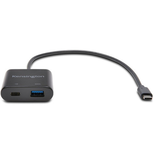 Kensington PD1000 USB-C Dongle - for Notebook - 95 W - USB Type C - 3 x USB Ports - USB Type-A - USB Type-C - Wired K39100WW