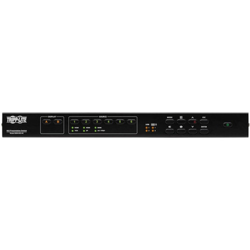Tripp Lite by Eaton B300-9X2-4K Multi-Format Matrix SwitchSplitter - 4096 x 2160 - 4K - 9 x 2 - Display Projector Computer Blu-ray B300-9X2-4K