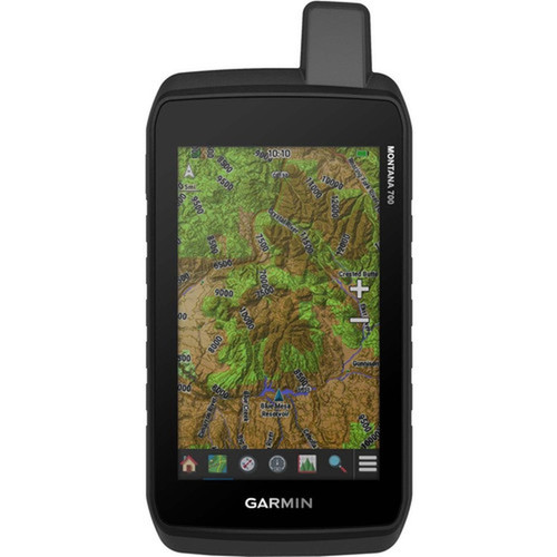 Garmin Montana 700 Handheld GPS Navigator - Rugged - Handheld Mountable - 5 - Touchscreen - Compass Barometer Altimeter Fish - - 010-02133-00