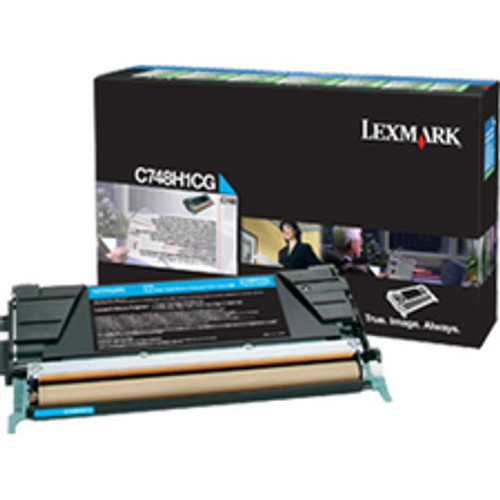 Lexmark Toner Cartridge - Laser - High Yield - 10000 Pages - Cyan - 1 Each (Fleet Network)