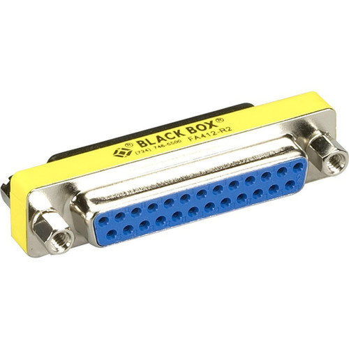 Black Box Gender Changer - DB25 FemaleDB25 Female - 1 x 25-pin DB-25 Female - 1 x 25-pin DB-25 Female FA412-R2