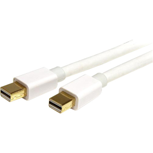 StarTech.com 2m (6 ft) White Mini DisplayPort 1.2 Cable M/M - Mini DisplayPort 4k - 1 x Mini DisplayPort Male Digital Audio/Video - 1 (Fleet Network)