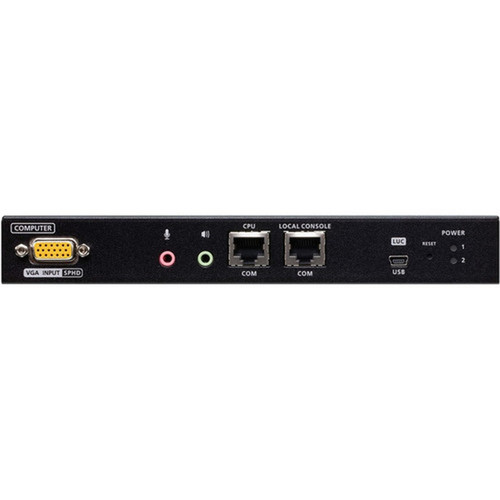 ATEN 1-LocalRemote Share Access Single Port VGA KVM over IP Switch - 1 Computers - 1 Local Users - 1 Remote Users - 1920 x 1200 CN9000