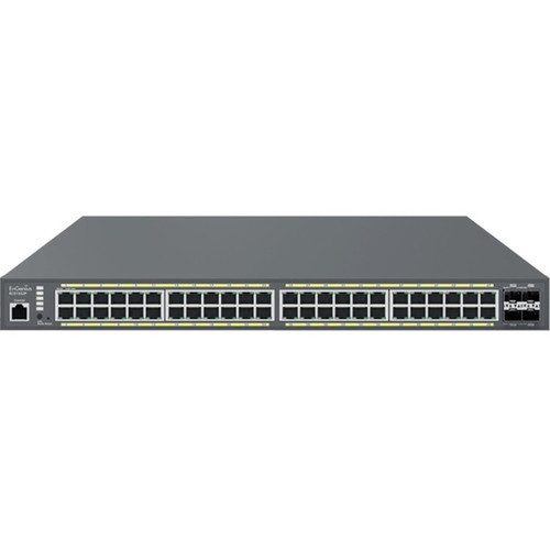 EnGenius Cloud Managed 48-Port Gigabit PoE Switch with 4 SFP Ports - 48 Ports - Manageable - 2 Layer Supported - Modular - 410 W PoE ECS1552P