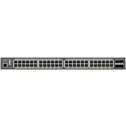 EnGenius Cloud Managed 48-Port Gigabit PoE Switch with 4 SFP Ports - 48 Ports - Manageable - 2 Layer Supported - Modular - 410 W PoE ECS1552P