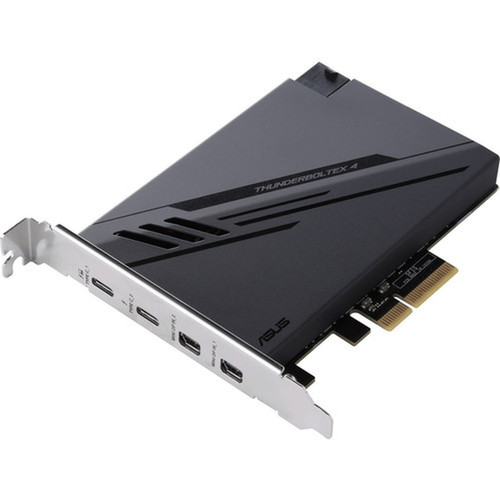Asus ThunderboltEX 4 ThunderboltUSB Adapter - PCI Express 30 x4 - Plug-in Card - 2 Thunderbolt Ports - PC THUNDERBOLTEX4