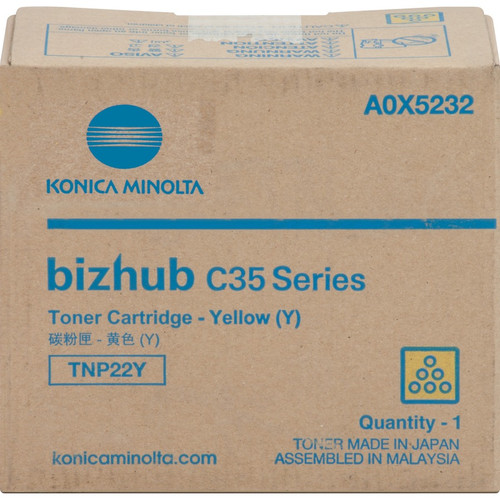 Konica Minolta Original Toner Cartridge - Laser - 4600 Pages - Yellow - 1 Each (Fleet Network)