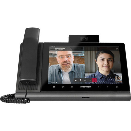 Crestron Flex UC-P10-T-C-HS IP Phone - CordedCordless - Wi-Fi Bluetooth - Desktop Wall Mountable - VoIP - IEEE 80211abgnac - 2 6511679