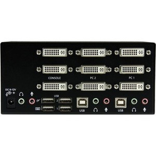StarTechcom_2_Port_Triple_Monitor_DVI_USB_KVM_Switch_with_Audio__USB_20_Hub_-_2_Computers_-_1920_x_1200_-_6_x_USB_-_9_x_DVI_-_-_SV231TDVIUA