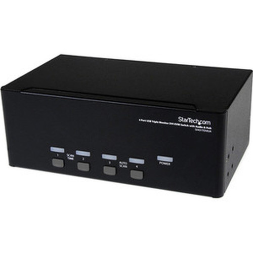 StarTechcom_4_Port_Triple_Monitor_DVI_USB_KVM_Switch_with_Audio__USB_20_Hub_-_4_Computers_-_1920_x_1200_-_8_x_USB_-_15_x_DVI_-_-_SV431TDVIUA