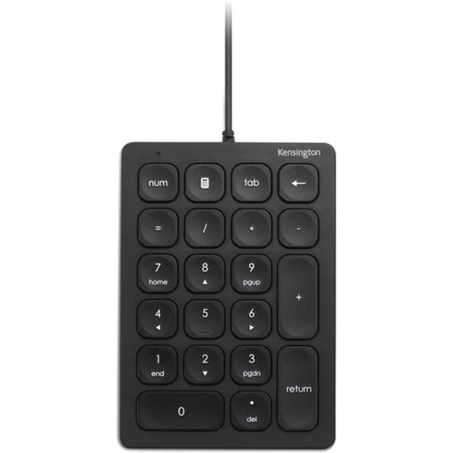 Kensington Wired Numeric Keypad - Cable Connectivity - USB Type A Interface - 21 Key - ChromeOS - Keyboard Notebook - PC Mac - - K79820WW