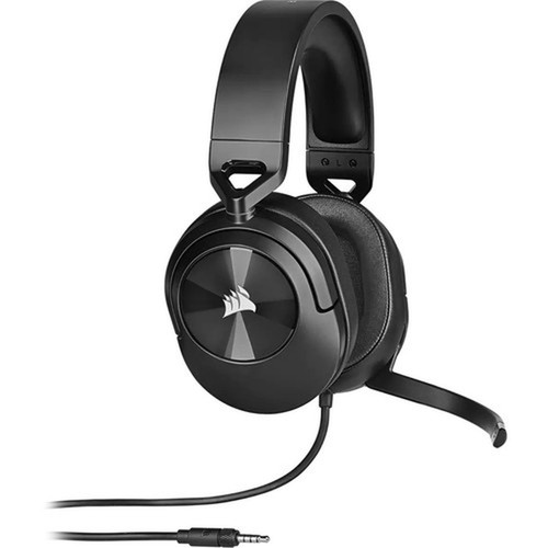Corsair HS55 STEREO Wired Gaming Headset - Carbon - Stereo - Mini-phone 35mm - Wired - 32 Ohm - 20 Hz - 20 kHz - Over-the-head - - CA-9011260-NA