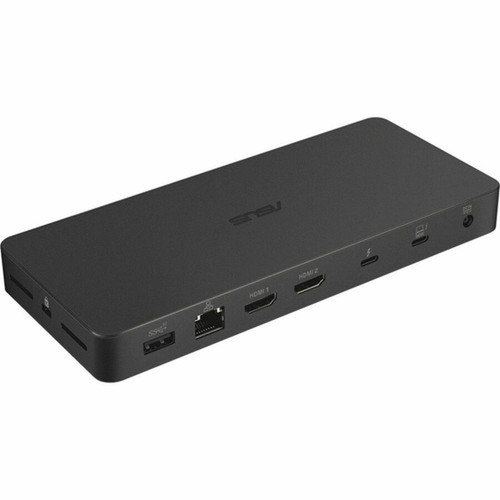 Asus Triple 4K Thunderbolt 4 Dock DC500 - for NotebookMonitor - Charging Capability - Memory Card Reader - microSD SD - 150 W - 4 - 90XB08DN-BDS000