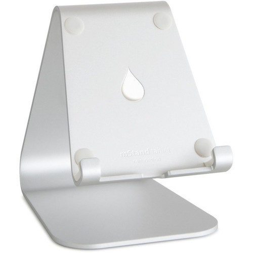 Rain Design mStand tablet stand - Silver - Angled stand provides a comfortable view Cable outlet for easy management 10050
