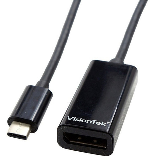 VisionTek USB-C to DisplayPort Active AdapterMF - USB 31 Type C Male - DisplayPort Digital AudioVideo Female 900817