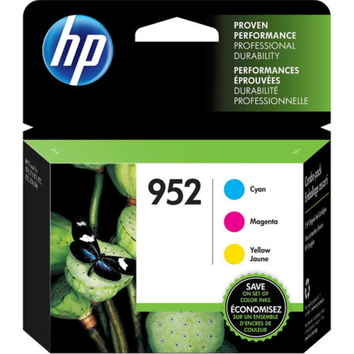 HP 952 Original Standard Yield Inkjet Ink Cartridge - Blister Pack - Cyan Yellow Magenta - 3  Pack - 630 Pages Per Cartridge N9K27AN140