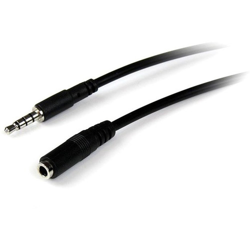 StarTech.com 2m 3.5mm 4 Position TRRS Headset Extension Cable - M/F - 1 x Mini-phone Male Audio - 1 x Mini-phone Female Audio - - (Fleet Network)