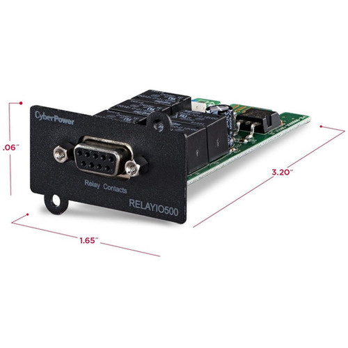 CyberPower RELAYIO500 Remote Power Management Adapter - Mini Slot - Serial RELAYIO500