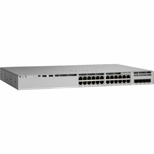 Cisco Catalyst 9200 C9200L-24P-4X Layer 3 Switch - 24 Ports - Manageable - Gigabit Ethernet 10 Gigabit Ethernet - 101001000Base-T C9200L-24P-4X-E