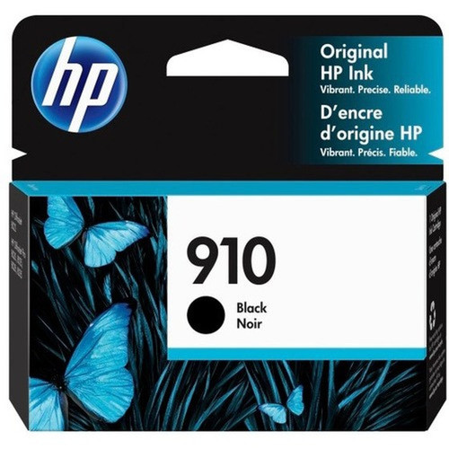 HP 910 Original Standard Yield Inkjet Ink Cartridge - Black - 1 Each - 300 Pages 3YL61AN140
