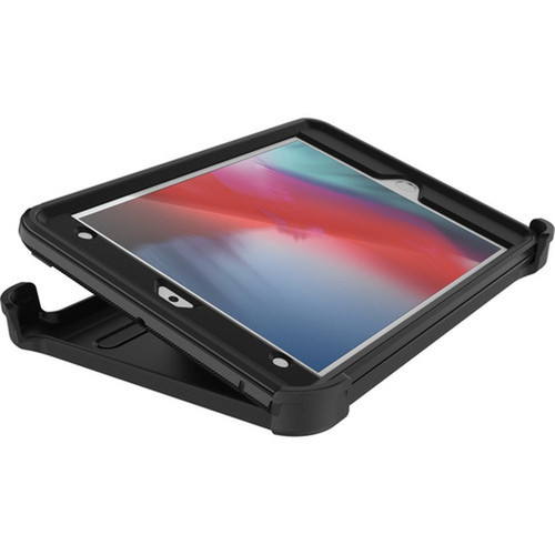 OtterBox Defender Carrying Case Apple iPad mini 5th Generation Apple Pencil - Black - Dirt Resistant Port Dust Resistant Port Lint 77-62218