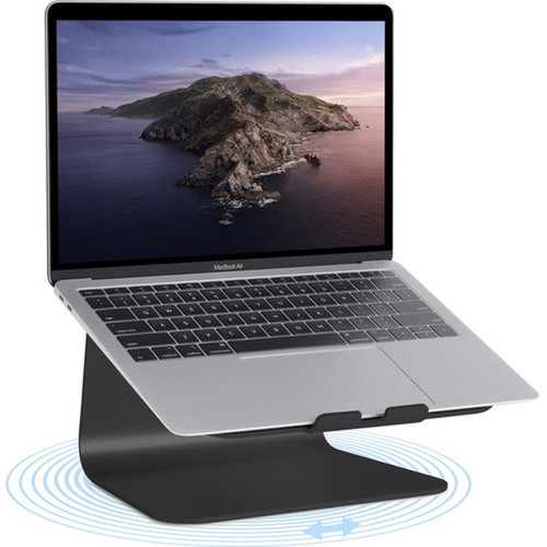 Rain Design mStand360 Laptop Stand w Swivel Base - Black - mStand360 with swivel base transforms your notebook into a stylish and so 10076