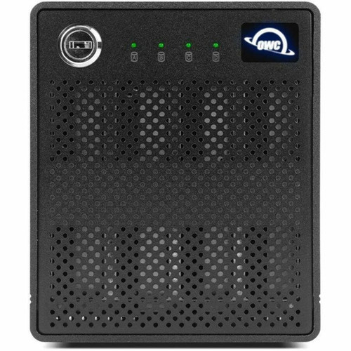 OWC ThunderBay 4 Drive Enclosure SATA600 - Thunderbolt 3 Host Interface Desktop - Black - Hot Swappable Bays - 4 x HDD Supported - 4 OWCTB3IVKIT000