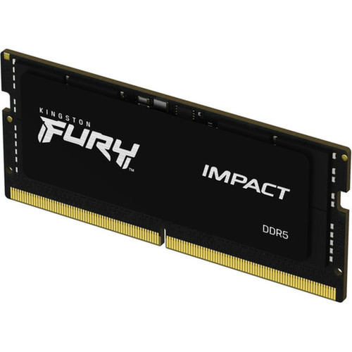 Kingston FURY Impact 8GB DDR5 SDRAM Memory Module - For Notebook Gaming Notebook - 8 GB 1 x 8GB - DDR5-4800PC5-38400 DDR5 SDRAM - KF548S38IB-8