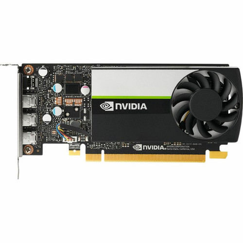 HP NVIDIA T400 Graphic Card - 4 GB - Low-profile - 64 bit Bus Width - PCI Express x16 - 3 x Mini DisplayPort - Mini DisplayPort 5Z7E0AA