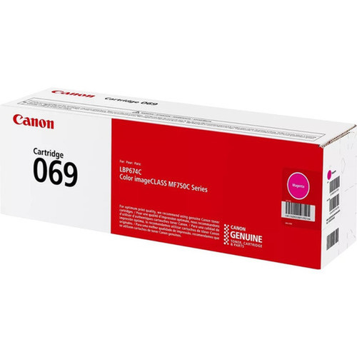 Canon 069 Original Standard Yield Laser Toner Cartridge - Magenta - 1 Pack - 1900 Pages 5092C001