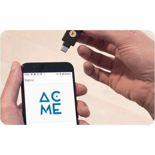 Yubico YubiKey 5Ci Security Token - RSA 2048-bit ECC p256ECC p384 RSA 4096 PGP Encryption 8880001067