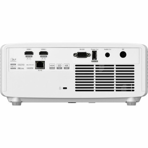 Optoma UHZ66 3D DLP Projector - 169 - White - High Dynamic Range HDR - 3840 x 2160 - Front - 2160p - 30000 Hour Normal Mode - 4K - UHZ66