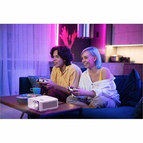Optoma UHZ66 3D DLP Projector - 169 - White - High Dynamic Range HDR - 3840 x 2160 - Front - 2160p - 30000 Hour Normal Mode - 4K - UHZ66