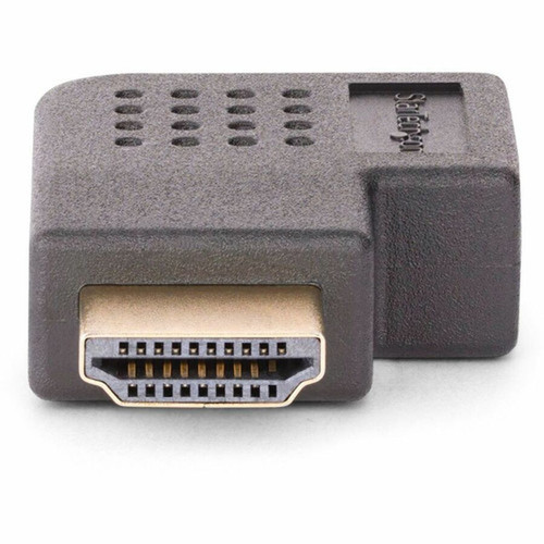 StarTechcom Right Angle HDMI 20 Adapter Male to Female Horizontal 90-Degree Angled HDMI Port Saver 4K 60Hz High Speed HDMI - 20 HDMI2HDMIMFRA