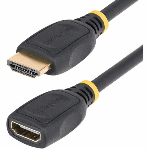 StarTechcom 66ft 2m HDMI 20 Extension Cable High Speed HDMI Port Saver Cable 4K 60Hz HDMI Male to Female Extension Adapter - HD2MF6FL