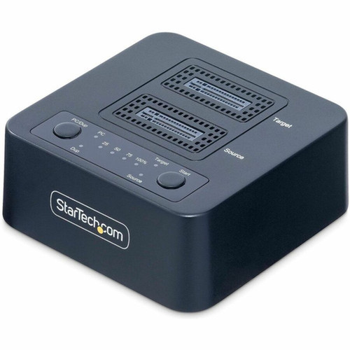 StarTechcom 11 M2 NVMe Drive Duplicator 90GBpm Standalone M2 SSD ClonerCopier USB-C 32 20Gbps M2 Dual-Bay Drive Docking - M2 M2-HDD-DUPLICATOR-N1
