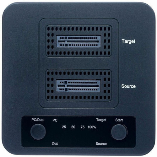 StarTechcom 11 M2 NVMe Drive Duplicator 90GBpm Standalone M2 SSD ClonerCopier USB-C 32 20Gbps M2 Dual-Bay Drive Docking - M2 M2-HDD-DUPLICATOR-N1