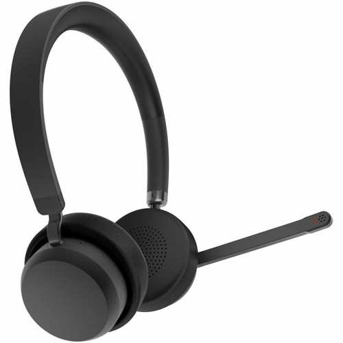 Lenovo Wireless VoIP Headset - Microsoft Teams Certification - Stereo - Wireless - Bluetooth - Over-the-head, On-ear - Binaural - (Fleet Network)