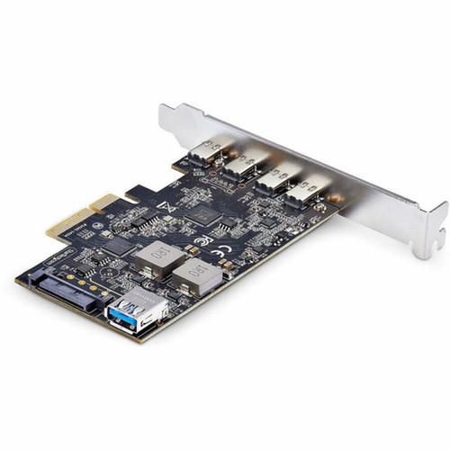 StarTechcom 5-Port USB PCIe Card USB 32 10Gbps PCI Express Card with 4x USB-C Ports 1x USB-A Internal Port - Upgrade or expand a PS4C3IA3-USB-C-CARD