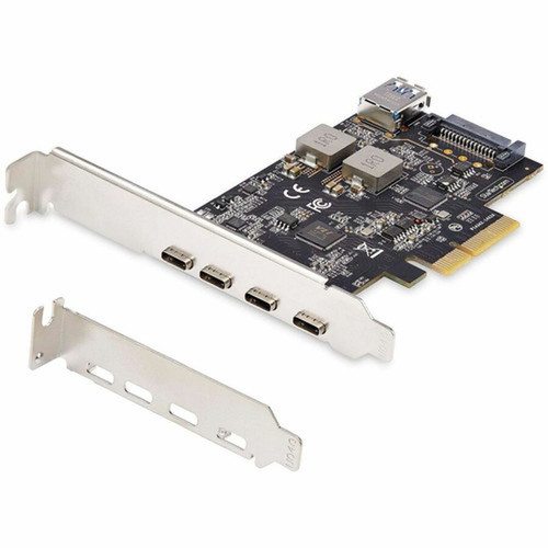 StarTechcom 5-Port USB PCIe Card USB 32 10Gbps PCI Express Card with 4x USB-C Ports 1x USB-A Internal Port - Upgrade or expand a PS4C3IA3-USB-C-CARD