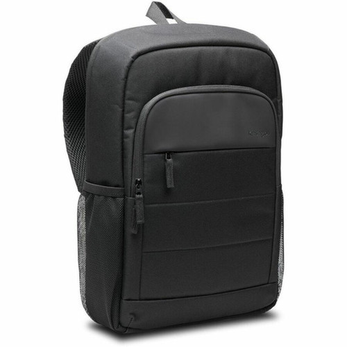Kensington Carrying Case Backpack for 16 Notebook - Black - Strain Resistant - Polyester Mesh Fabric rPET Polyester Body - Strap K60392WW