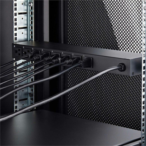 StarTechcom 8-Outlet Horizontal Rack Mount PDU 1U Power Strip Outlet OnOff Switches 15A Circuit Breaker 8ft24m Cord NEMA - 1U 8NS8-RACK-MOUNT-PDU
