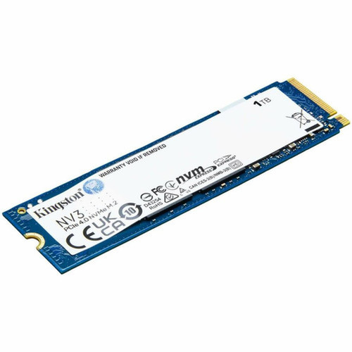 Kingston NV3 1 TB Solid State Drive - M2 2280 Internal - PCI Express NVMe PCI Express NVMe 40 x4 - Desktop PC Notebook Device - - SNV3S1000G